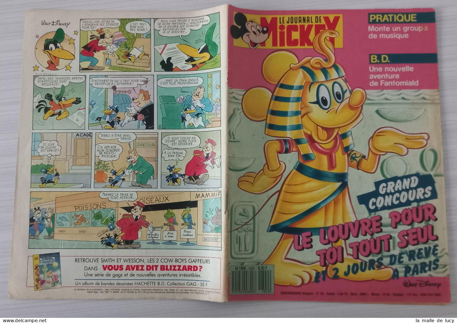 Journal De Mickey N° 1820 - 12/05/1987 - Journal De Mickey