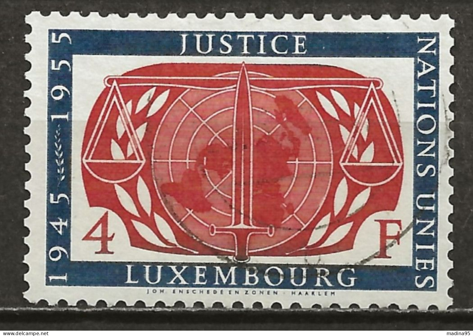 LUXEMBOURG: Obl., N°YT 498, TB - Used Stamps
