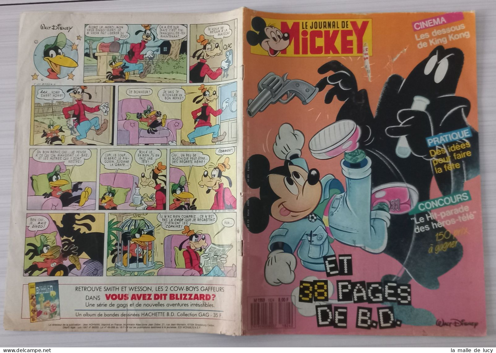 Journal De Mickey N° 1824 - 10/06/1987 - Journal De Mickey