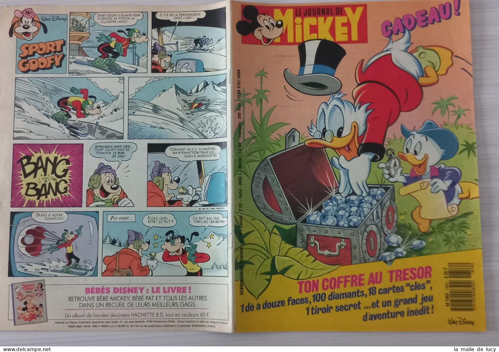 Journal De Mickey N° 1858 - 02/02/1988 - Journal De Mickey