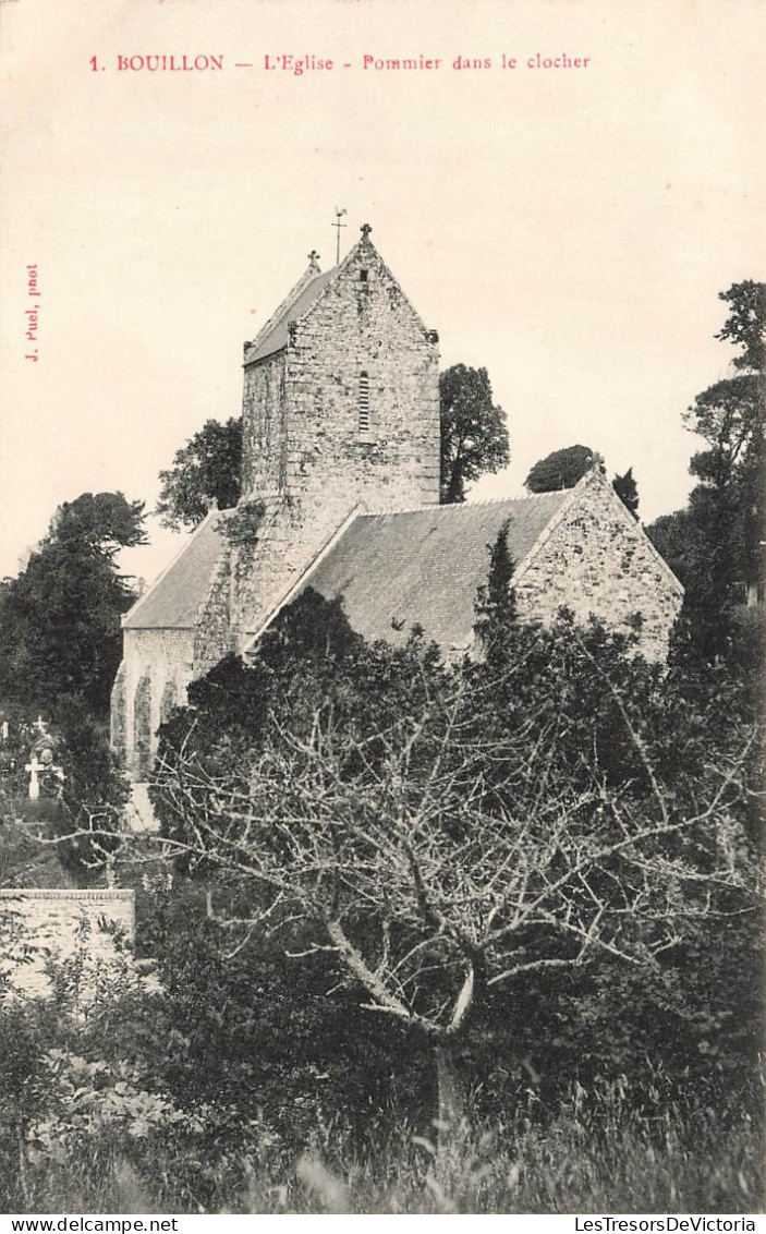 BELGIQUE - Bouillon - L'église - Pommier Dans Le Clocher - Carte Postale Ancienne - Bouillon