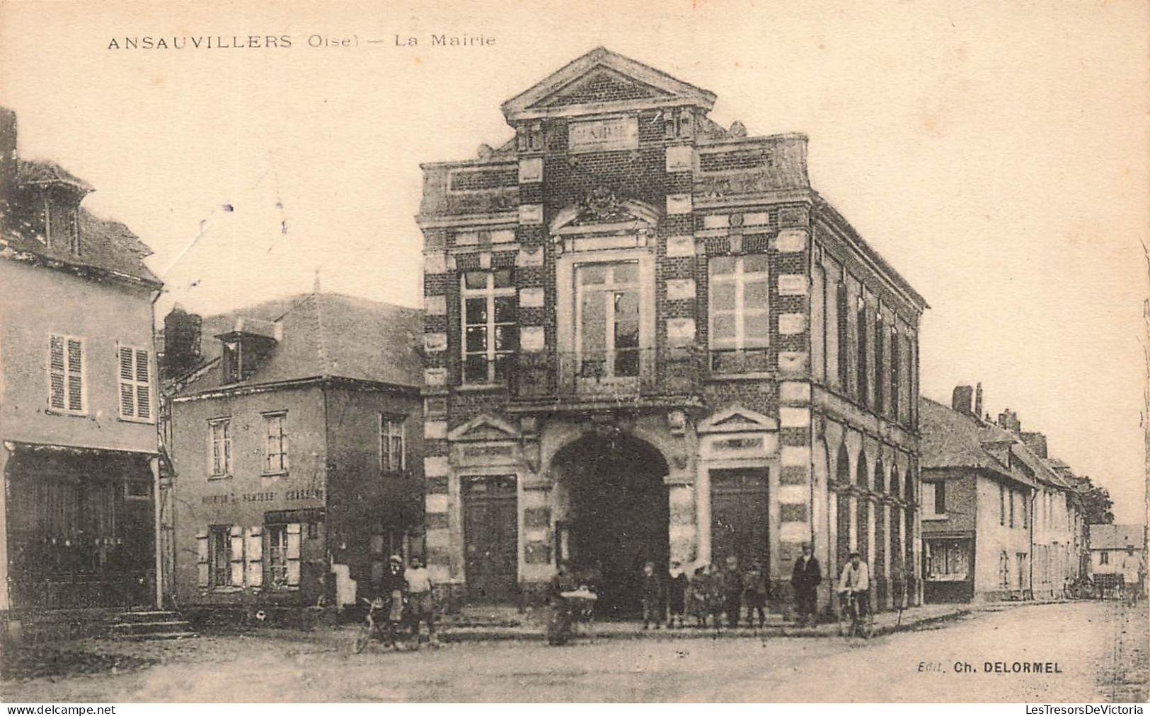 FRANCE - Ansauvillers - La Mairie - Carte Postale Ancienne - Other & Unclassified