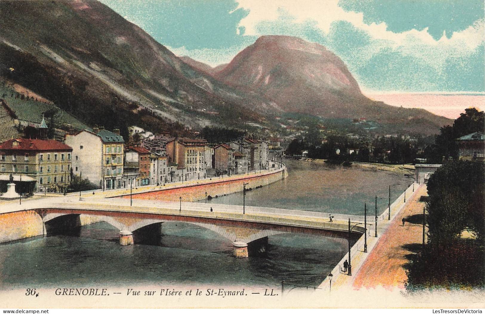 FRANCE - Grenoble - Vue Sur L'Isère Et Le Saint Eynard - Carte Postale Ancienne - Grenoble