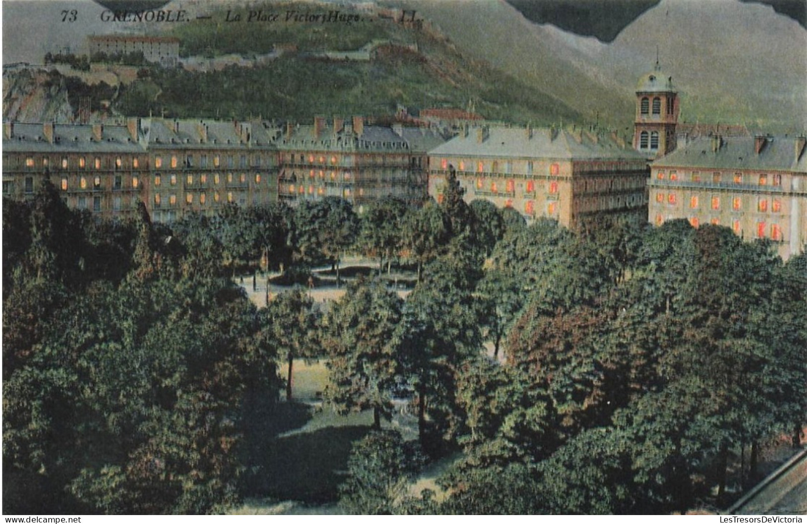 FRANCE - Grenoble - La Place Victor Hugo - Carte Postale Ancienne - Grenoble