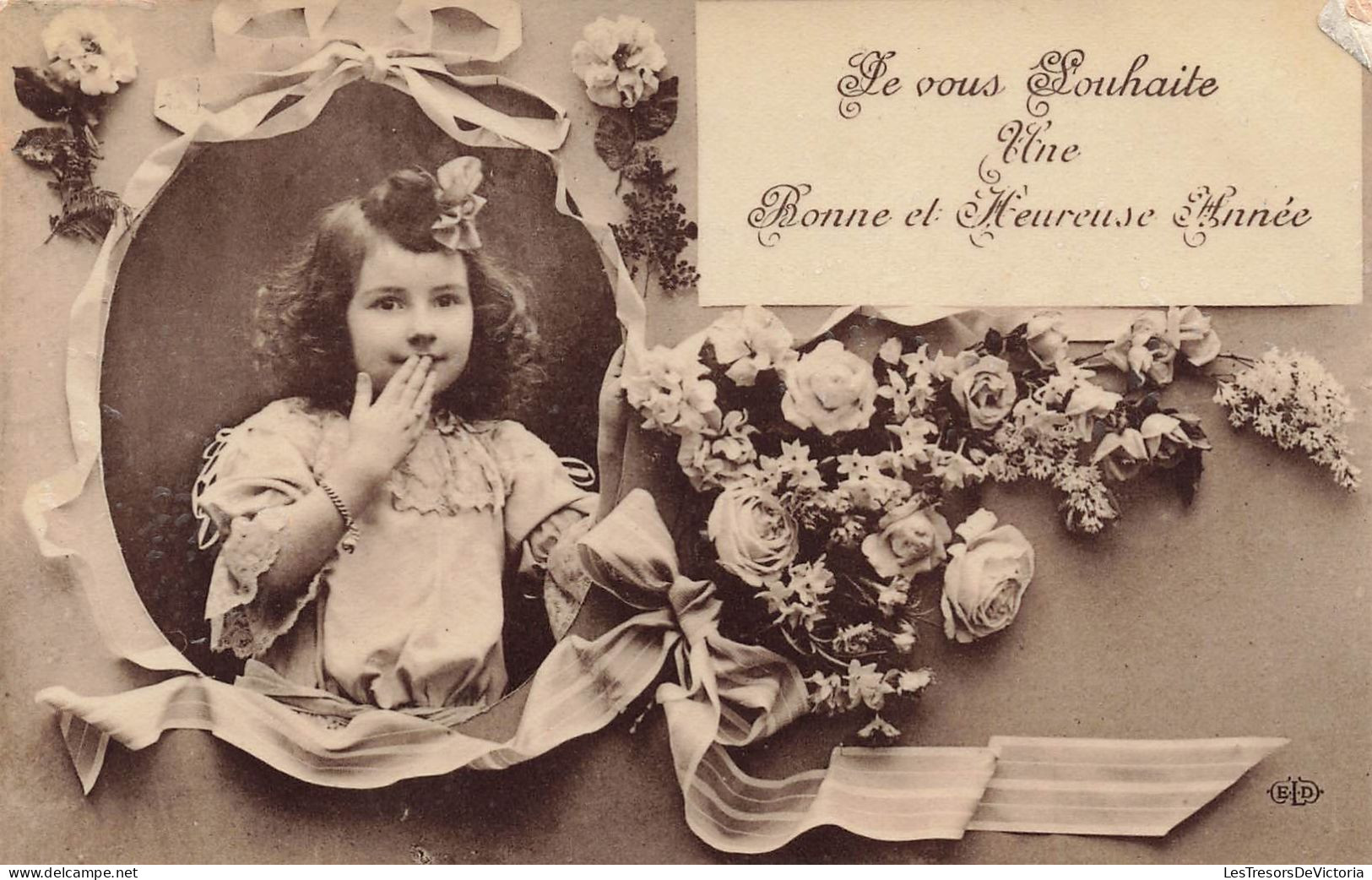 FETES ET VOEUX - Nouvel An - Je Vous Souhaite Une Bonne Et Heureuse Année - Carte Postale Ancienne - Nouvel An