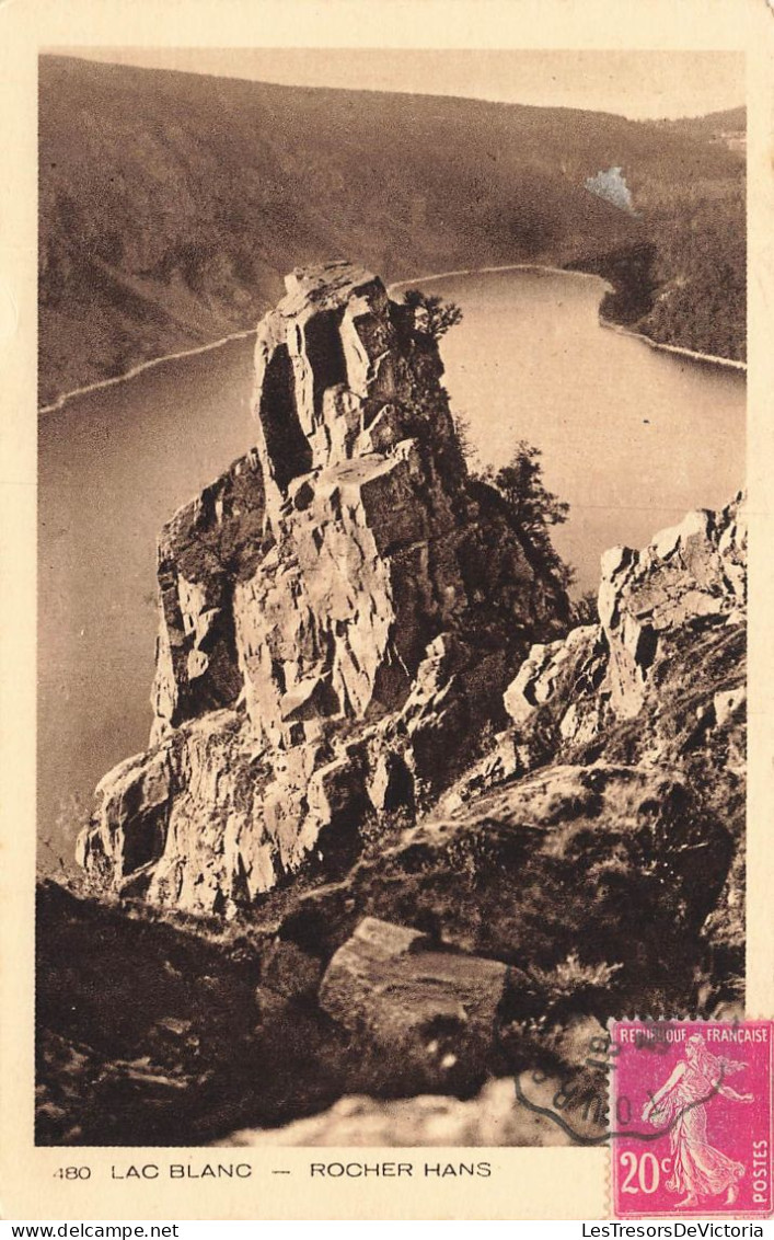 FRANCE - Lac Blanc - Rocher Hans - Oblitération Ambulante - Carte Postale Ancienne - Autres & Non Classés