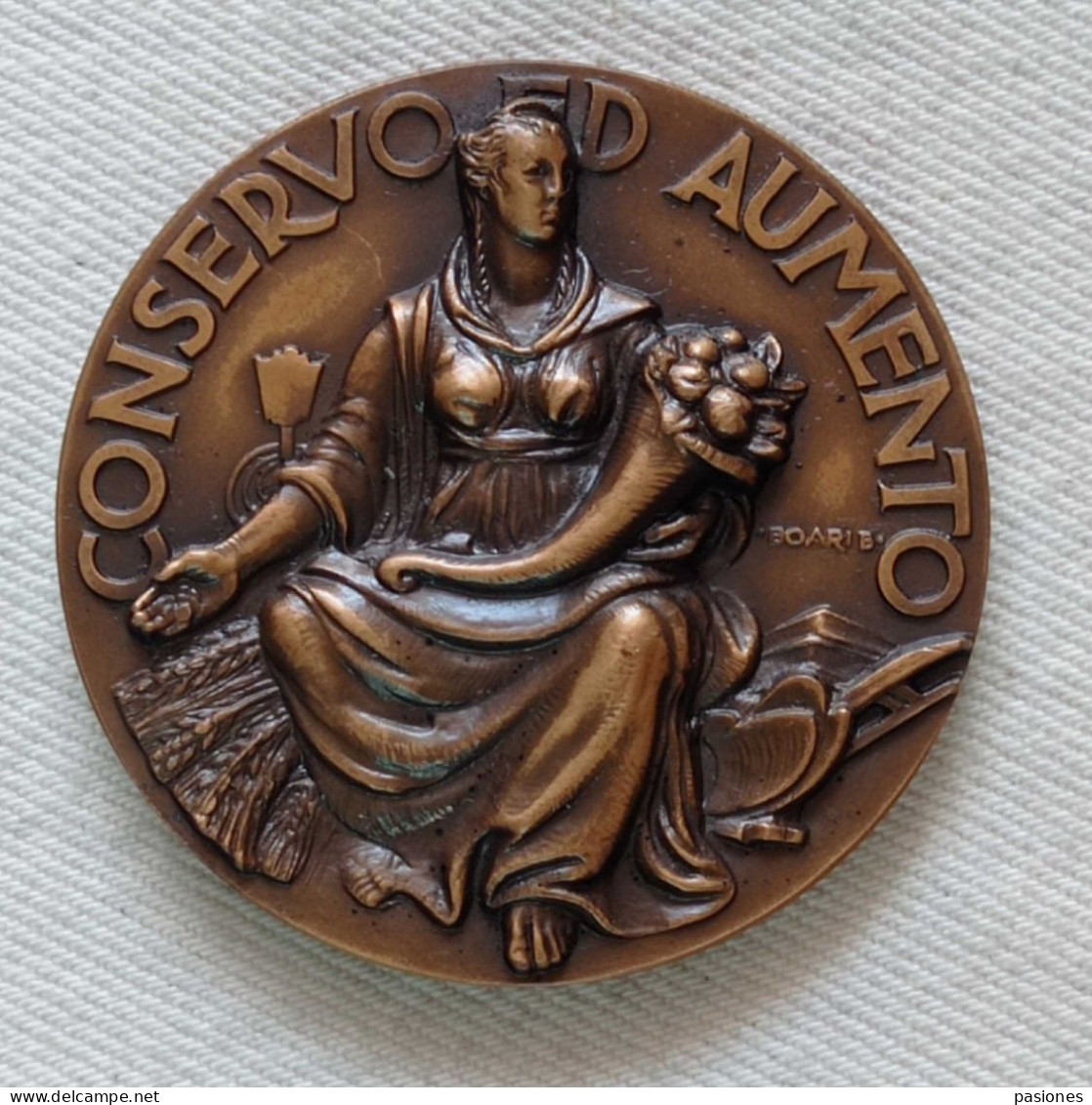 Medaglia Centenario Della Cassa Di Risparmio In Bologna (1837-1937)  Q.FDC - Professionnels/De Société