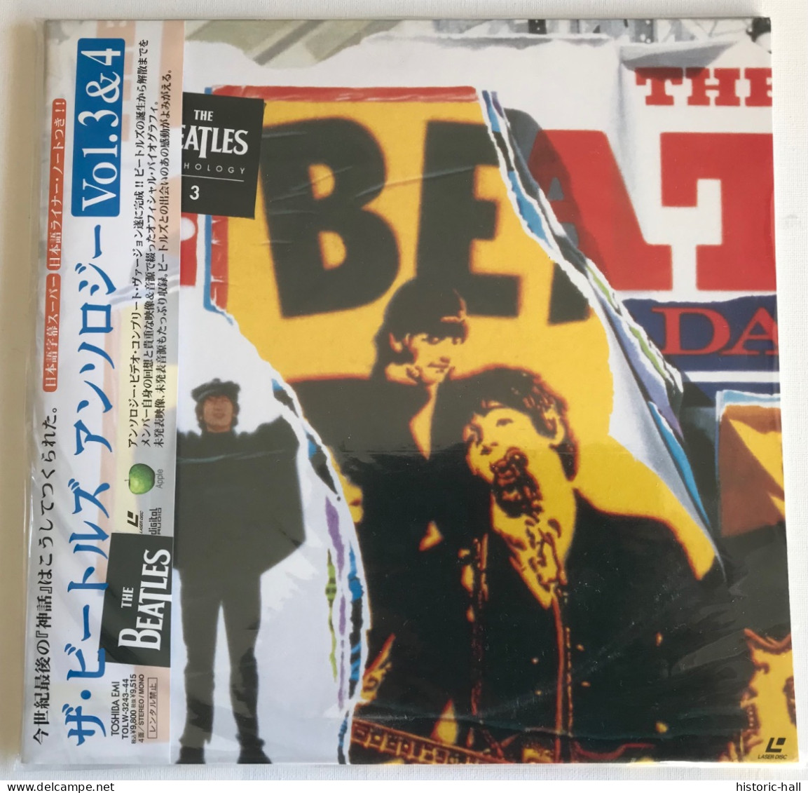 The BEATLES - Anthology 3 & 4 - 2 LASER DISC - 1996 - Japan Press W/OBI - DVD Musicales