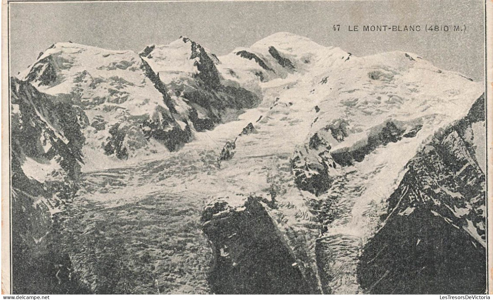 FRANCE - Le Mont Blanc (4810m) - Dos Non Divisé - Carte Postale Ancienne - Autres & Non Classés