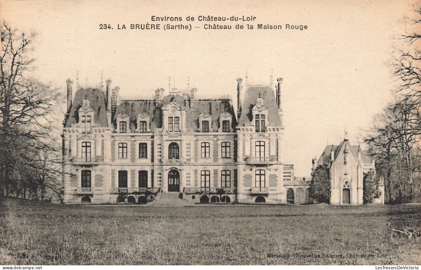 FRANCE - La Bruère - Château De La Maison Rouge - Carte Postale Ancienne - Autres & Non Classés