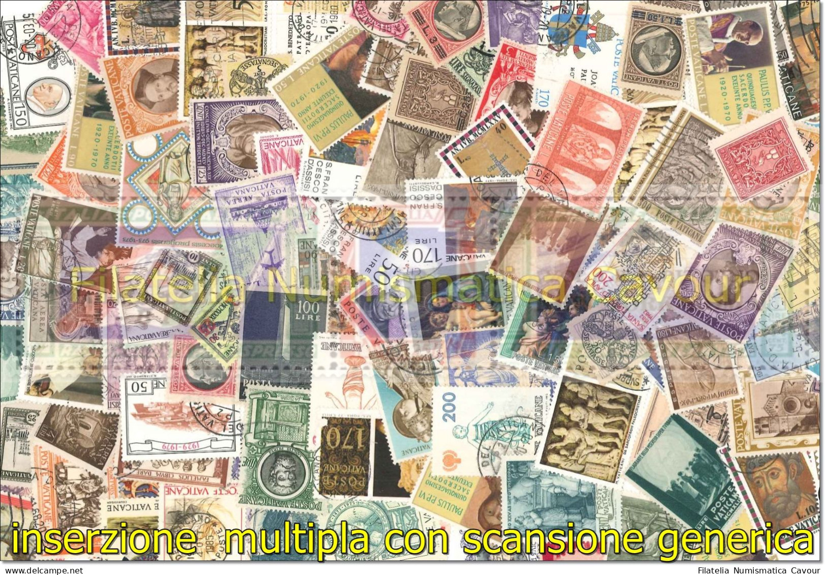 1000 FRANCOBOLLI DIFFERENTI USATI VATICANO (4) - Used Stamps