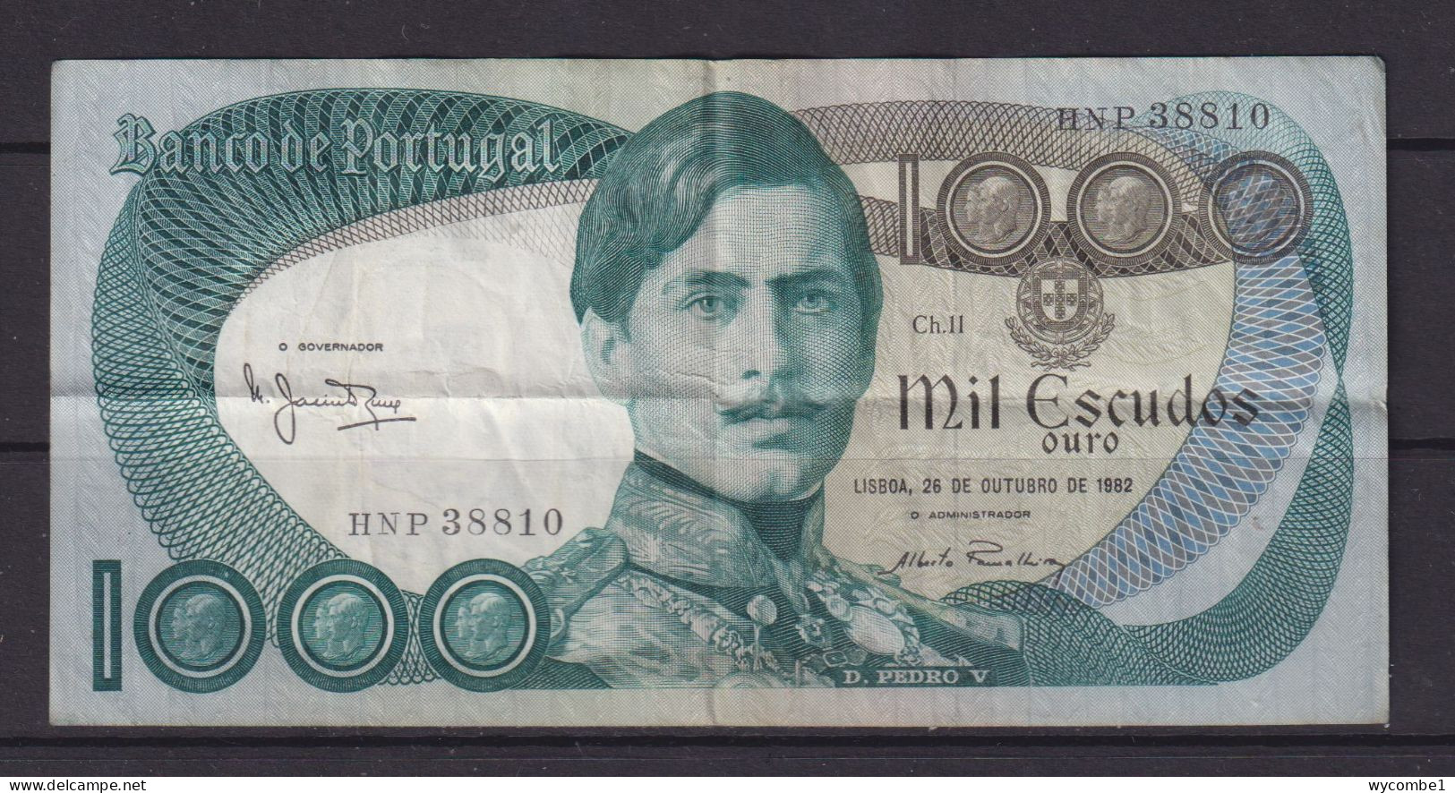 PORTUGAL -  1982 100 Escudos Circulated Banknote - Portugal