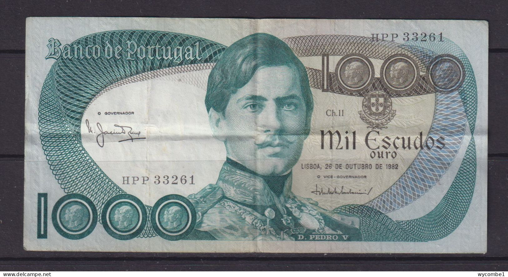 PORTUGAL -  1982 100 Escudos Circulated Banknote - Portugal