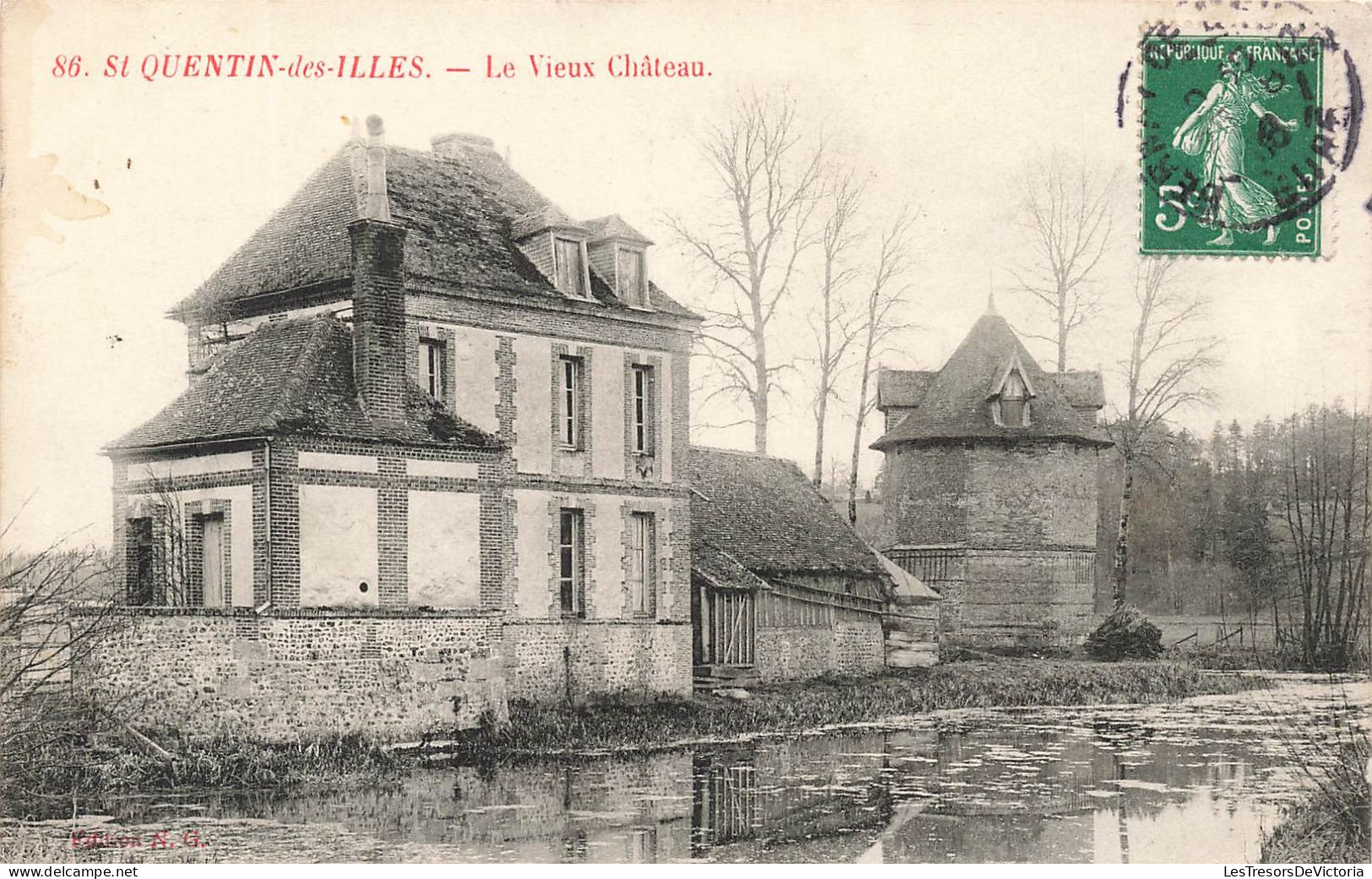 FRANCE - Saint Quentin Des Illes - Le Vieux Château - Carte Postale Ancienne - Otros & Sin Clasificación