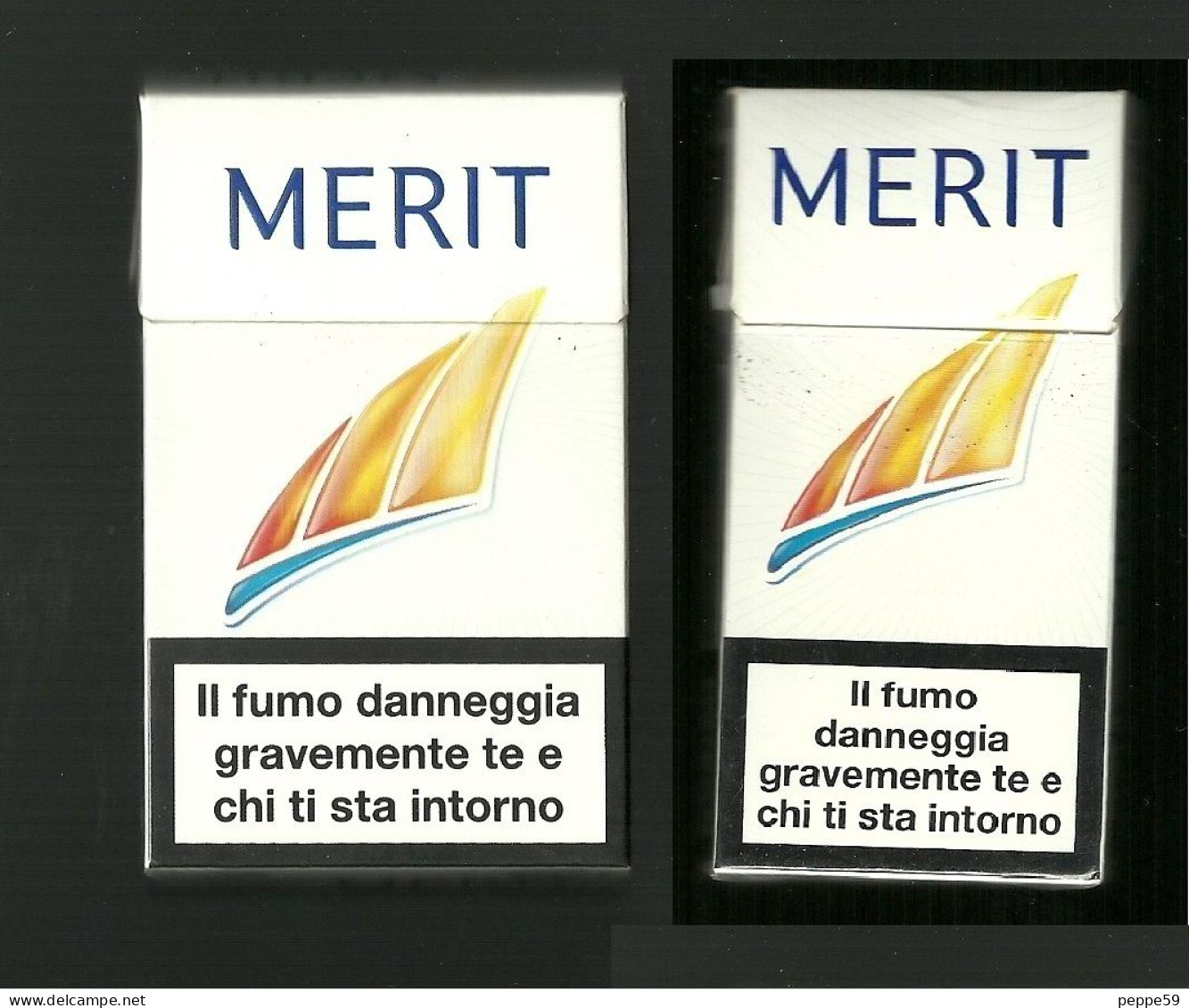 Pacchetti Di Sigarette ( Vuoti ) - Merit 2 Da 10 E 20 Pezzi - Empty Cigarettes Boxes