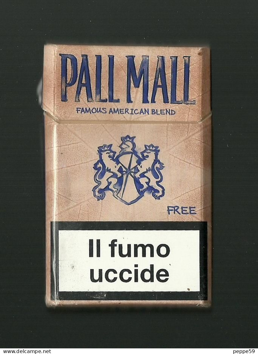 Tabacco Pacchetto Di Sigarette Italia - Pall Mall Free 01 Da 20 Pezzi ( Vuoto ) - Etuis à Cigarettes Vides