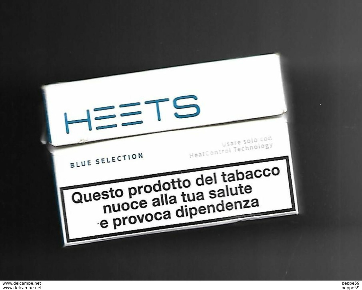 Tabacco Pacchetto Di Sigarette Italia - Heets Blue Selection Da 20 Pezzi ( Vuoto ) - Empty Cigarettes Boxes