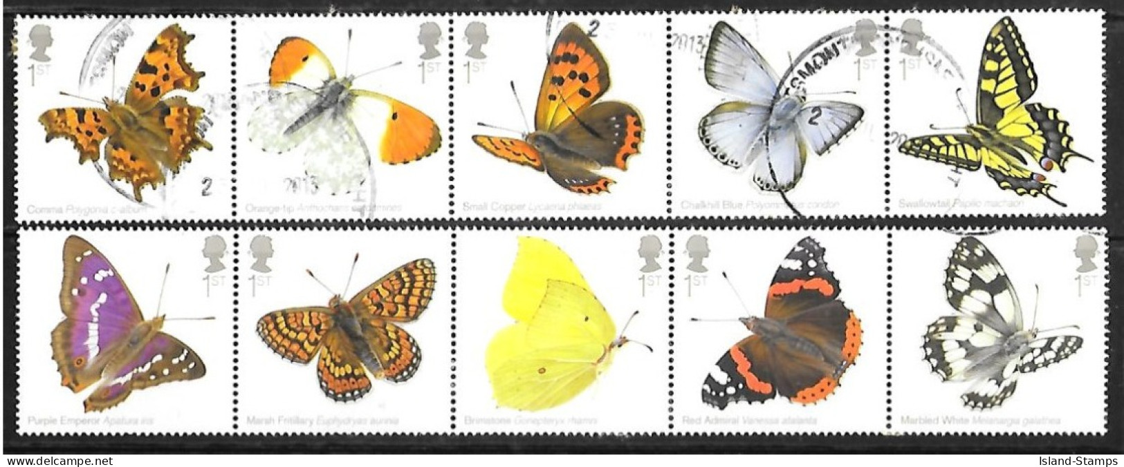 2013 Butterflies Used Set HRD2-C - Gebruikt