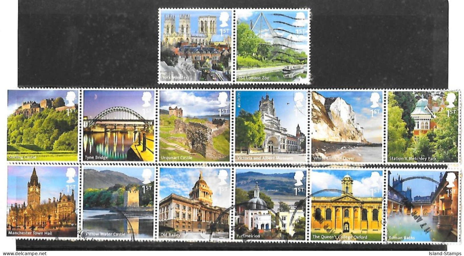 2012 UK A-Z 2nd Series Used Set HRD2-C - Oblitérés