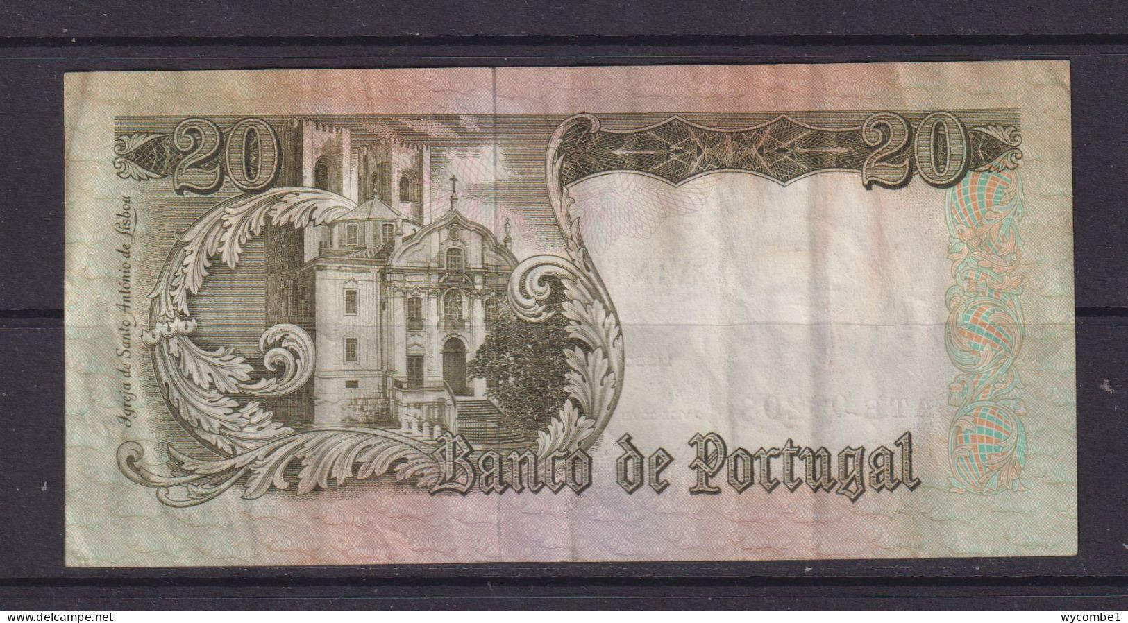 PORTUGAL -  1964 20 Escudos Circulated Banknote - Portugal