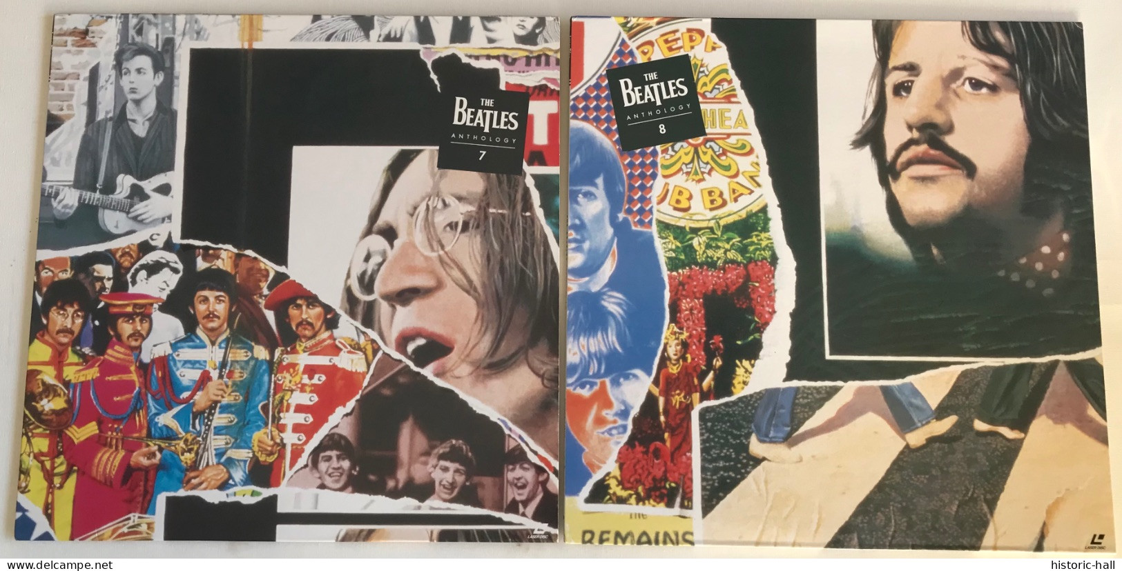 The BEATLES - Anthology 7 & 8 - 2 LASER DISC - 1996 - Japan Press W/OBI - DVD Musicaux