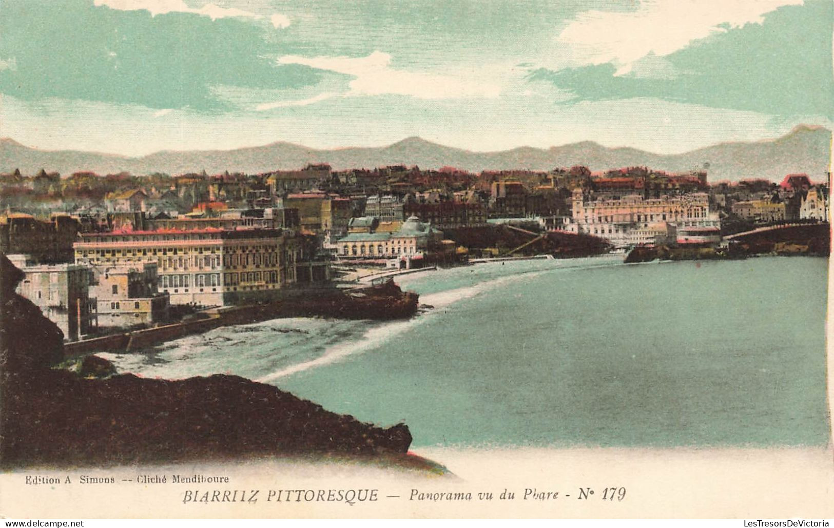 FRANCE - Biarritz - Pittoresque - Panorama Vu Du Phare - N°179 - Carte Postale Ancienne - Biarritz