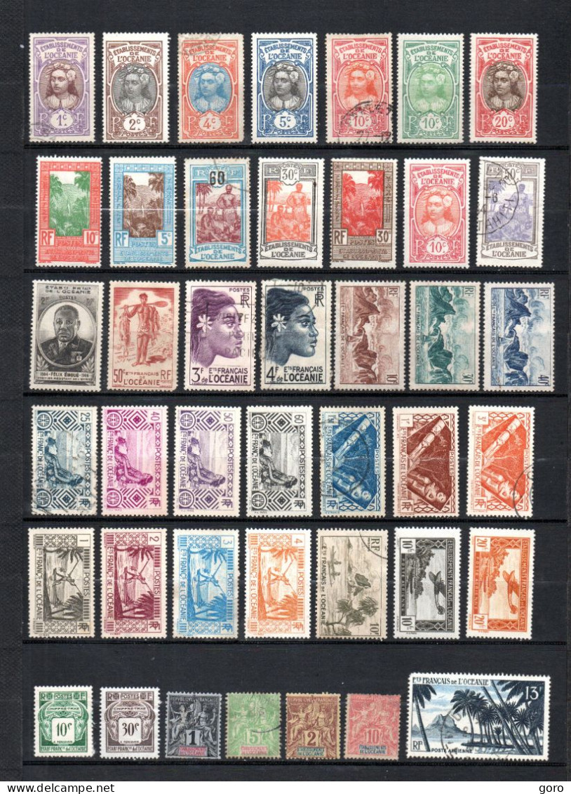 Oceanía  .-   Lote  Nº  1  .-   42  Sellos - Used Stamps