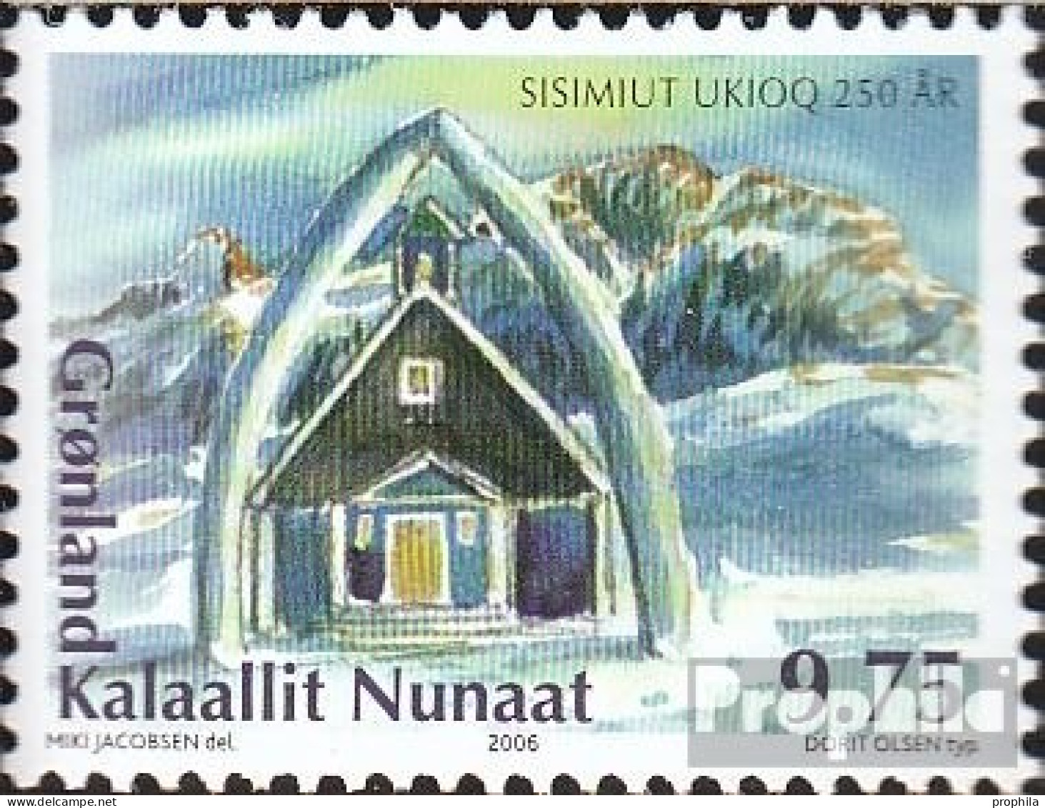 Dänemark - Grönland 458 (kompl.Ausg.) Postfrisch 2006 Stadt Sisimiut - Nuovi