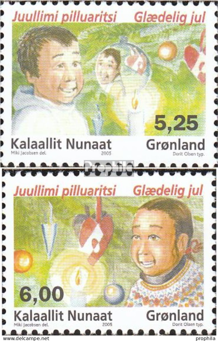 Dänemark - Grönland 450-451 (kompl.Ausg.) Postfrisch 2005 Weihnachten - Neufs