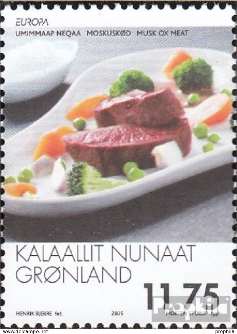 Dänemark - Grönland 440 (kompl.Ausg.) Postfrisch 2005 Europa: Gastronomie - Unused Stamps