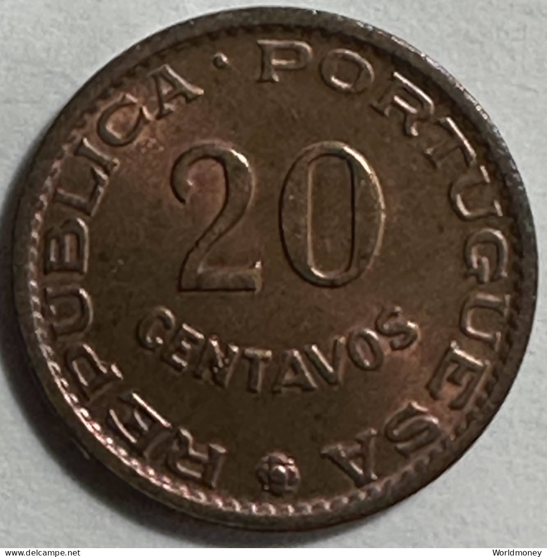 Mozambique 20 Centavos 1961  UNC - Mozambique