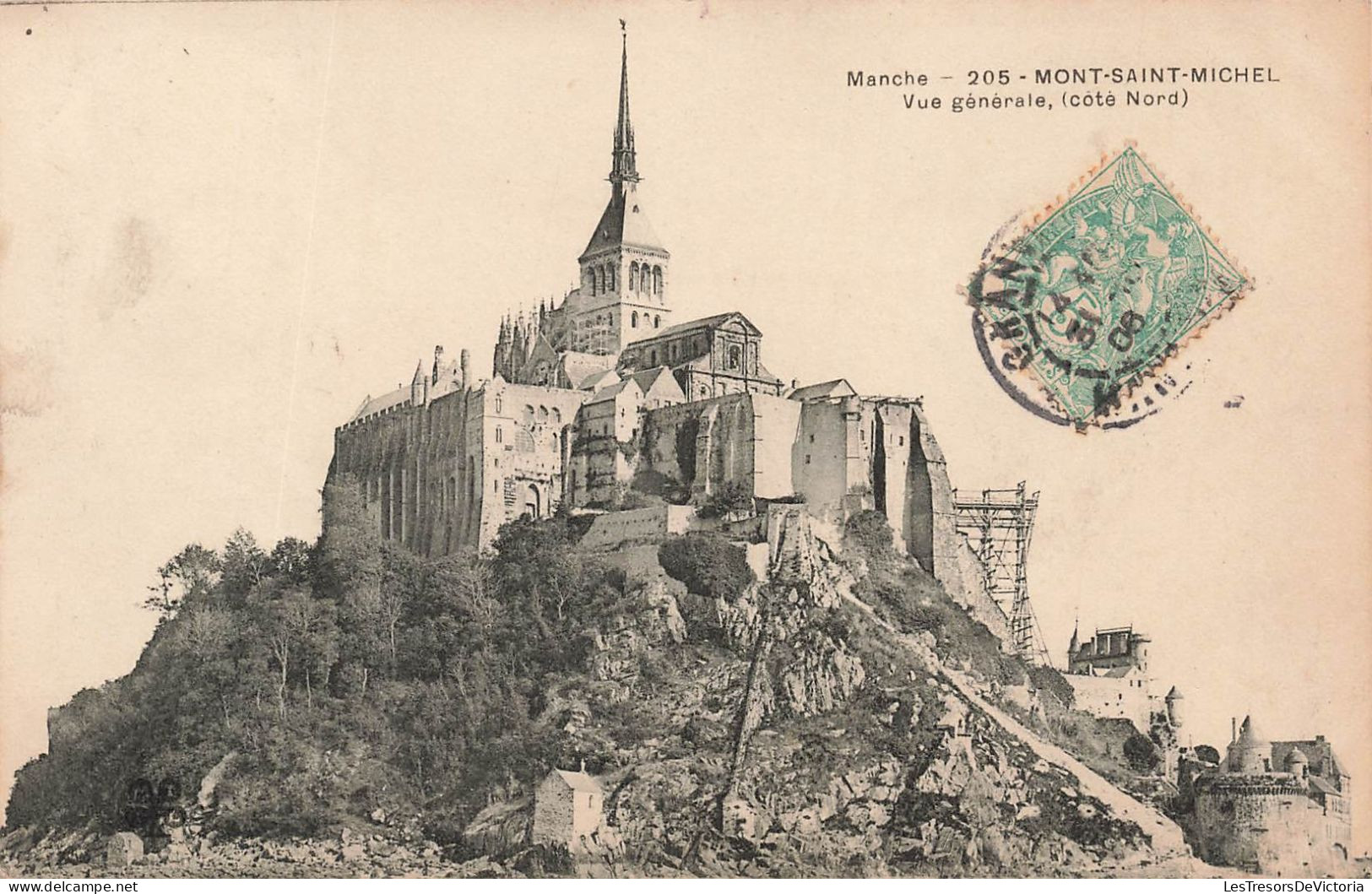 FRANCE - Mont Saint Michel - Vue Générale - Carte Postale Ancienne - Le Mont Saint Michel