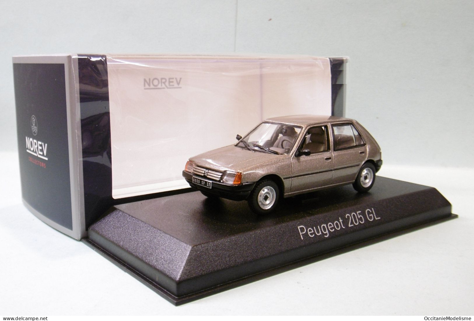 Norev - PEUGEOT 205 GL 1988 Marron Métallisé Réf. 471724 Neuf NBO 1/43 - Norev