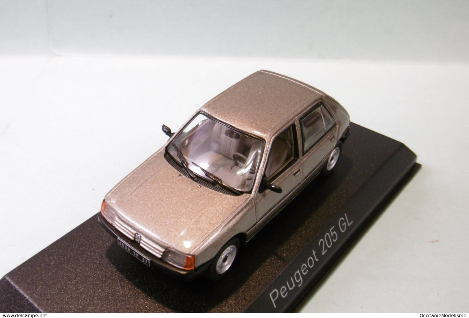 Norev - PEUGEOT 205 GL 1988 Marron Métallisé Réf. 471724 Neuf NBO 1/43 - Norev