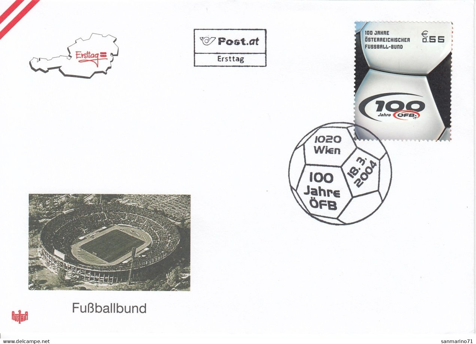 FDC AUSTRIA 2462 - Cartas & Documentos