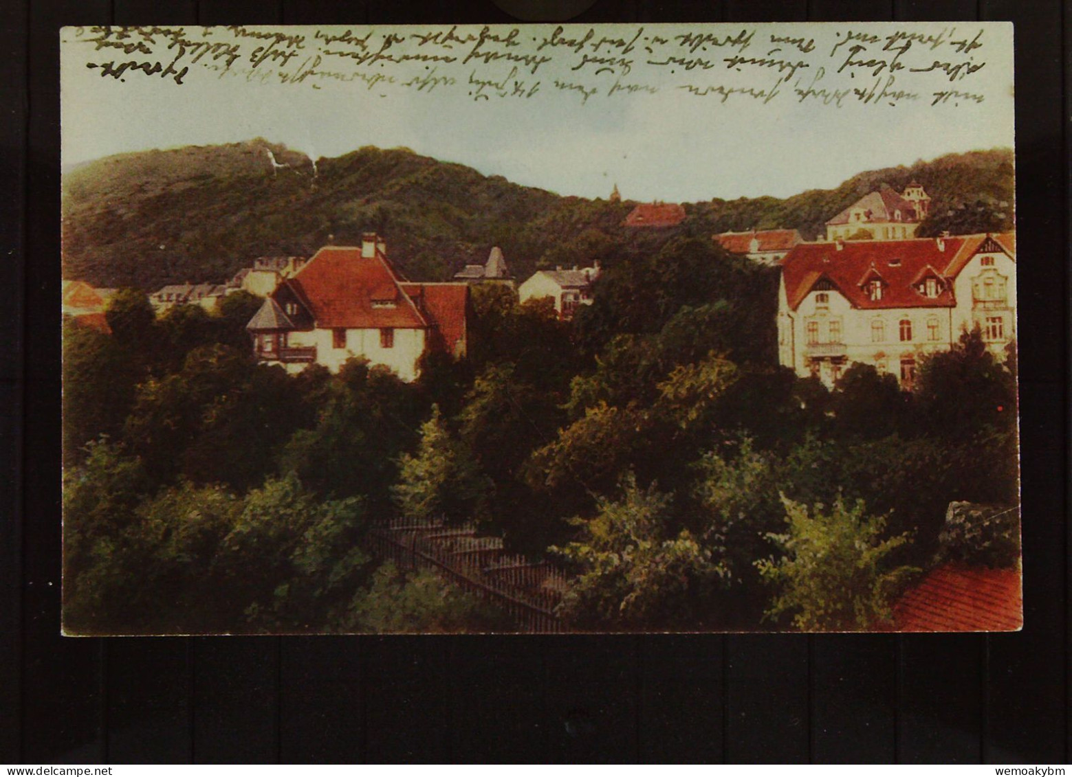 DR: Ansichtskarte Von Bad Freienwalde Mit Blick Auf Die Gartenstraße Vom 5.7.1912 Mit 5 Pf Germania Knr: 85 - Bad Freienwalde