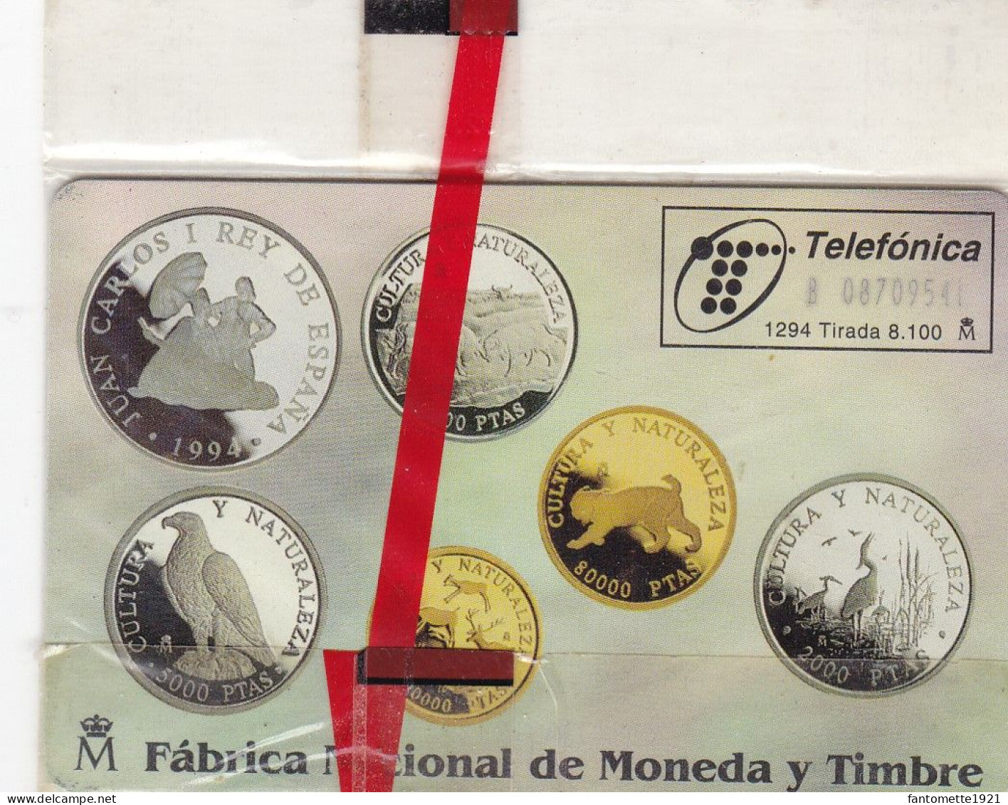 CULTURA Y NATURALEZA MONEDAS COMMEMORATIVAS/NSB (dil40) - Telefonica