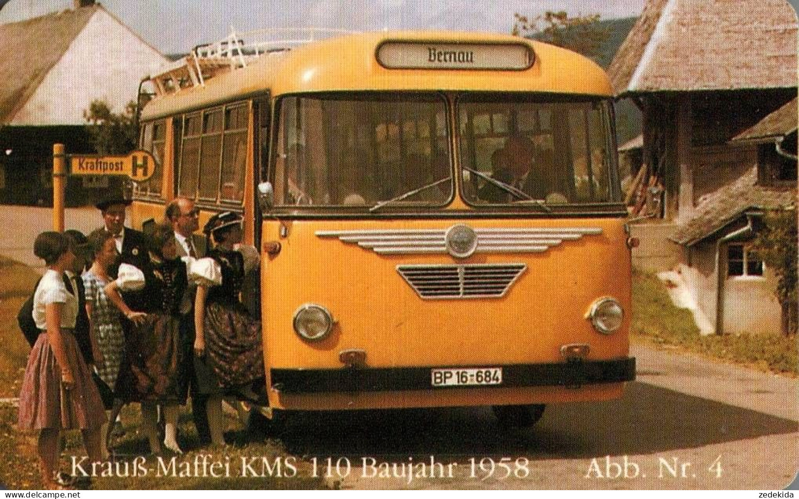 H0204 - Telefonkarte - Omnibus Krauss Maffei KMS Post Bus - Other - Europe