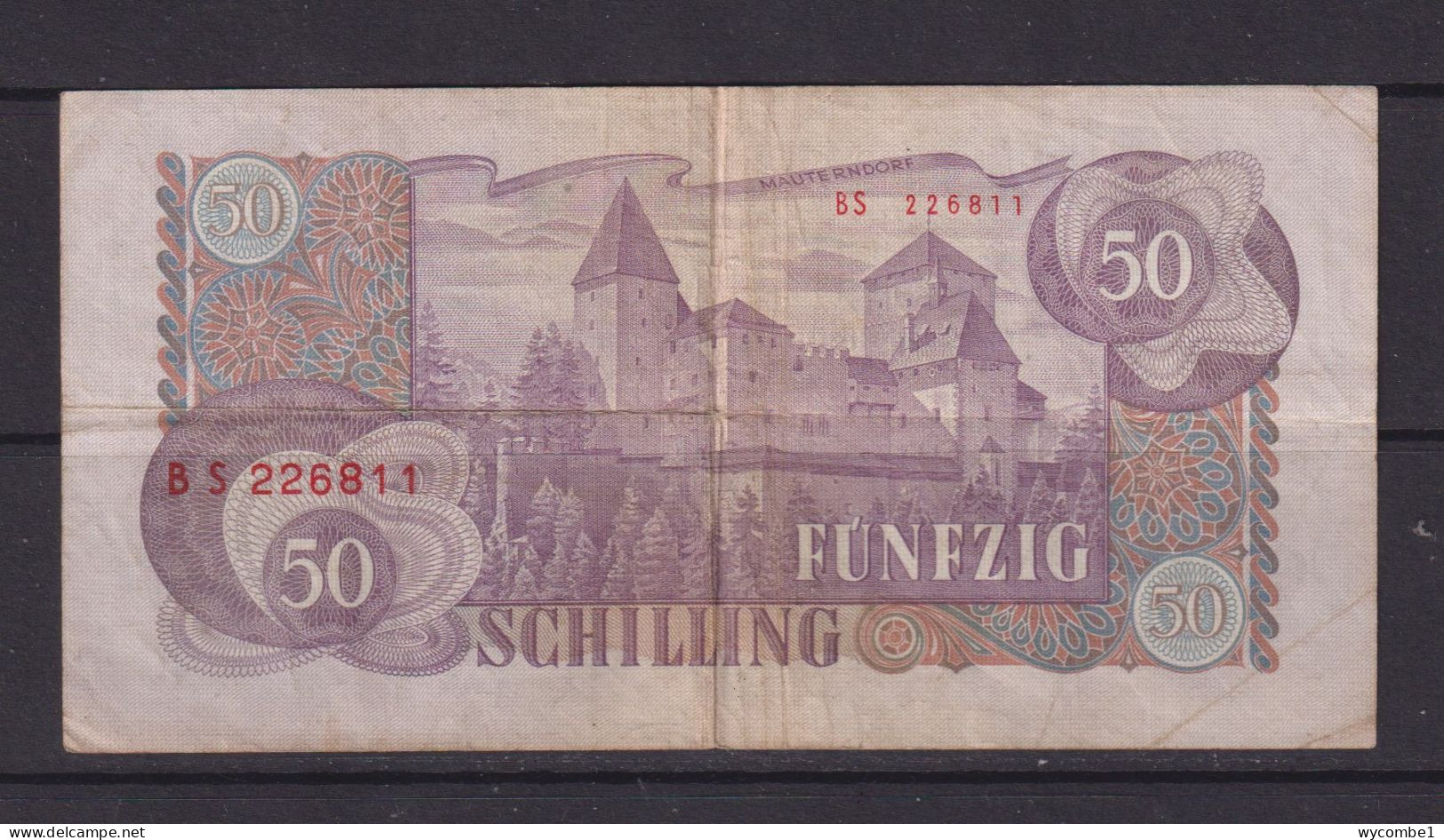 AUSTRIA -  1962 50 Schillings Circulated Banknote - Oesterreich