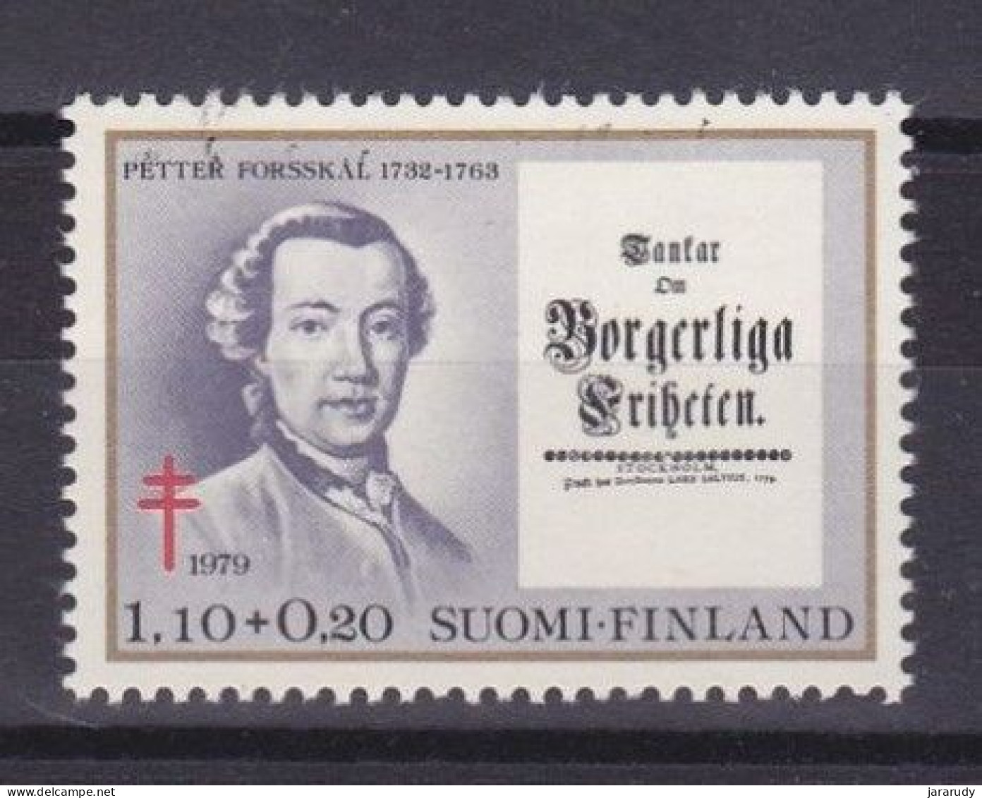 FINLANDIA PERSONAJE 1979 Yv 810 MNH - Volledig Jaar