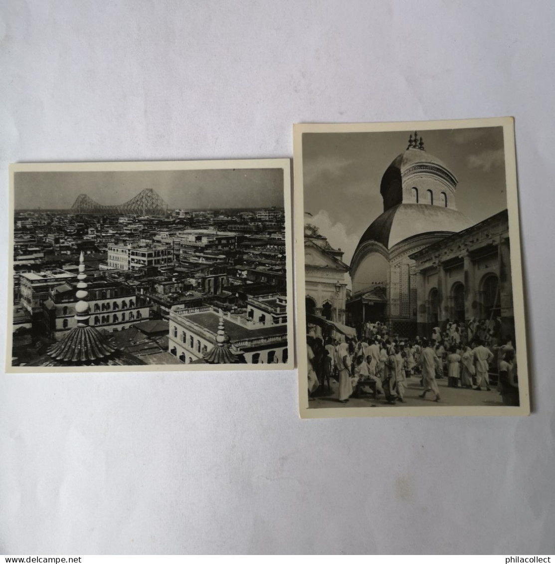 Calcutta India 2 Small Photos Ca 10 X 7.5 Cm - Inde