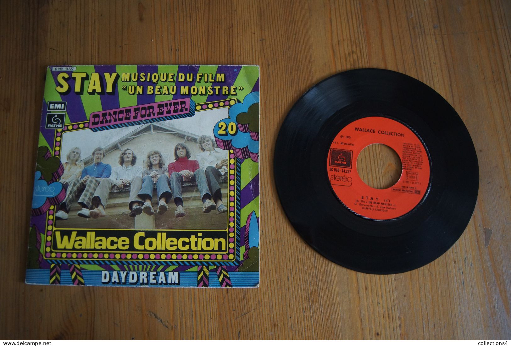 STAY WALLACE COLLECTION SP 1975 DU FILM UN BEAU MONSTRE VARIANTE - Musique De Films