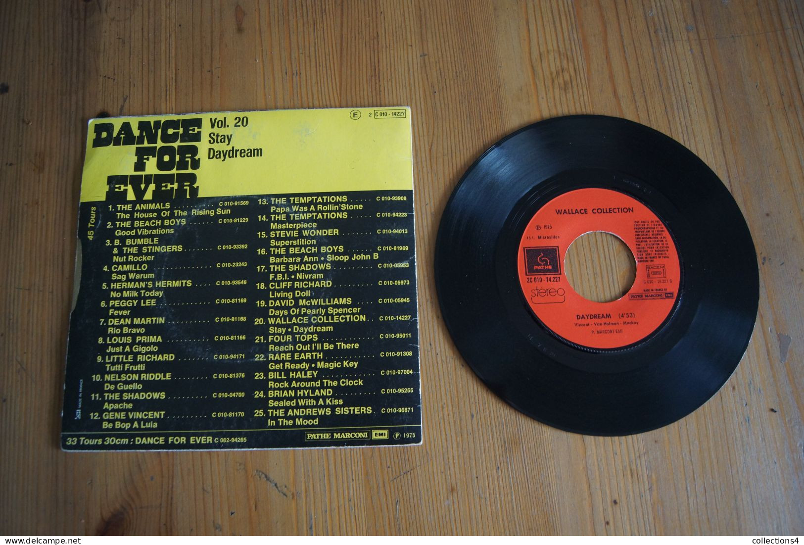 STAY WALLACE COLLECTION SP 1975 DU FILM UN BEAU MONSTRE VARIANTE - Soundtracks, Film Music