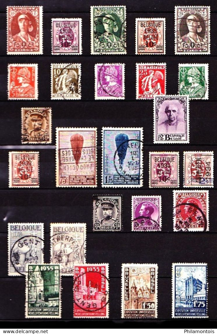 BELGIQUE - Collection 1931 / 1968 - Neufs Et Oblitérés - Tous états - Bon état Général. - Collections