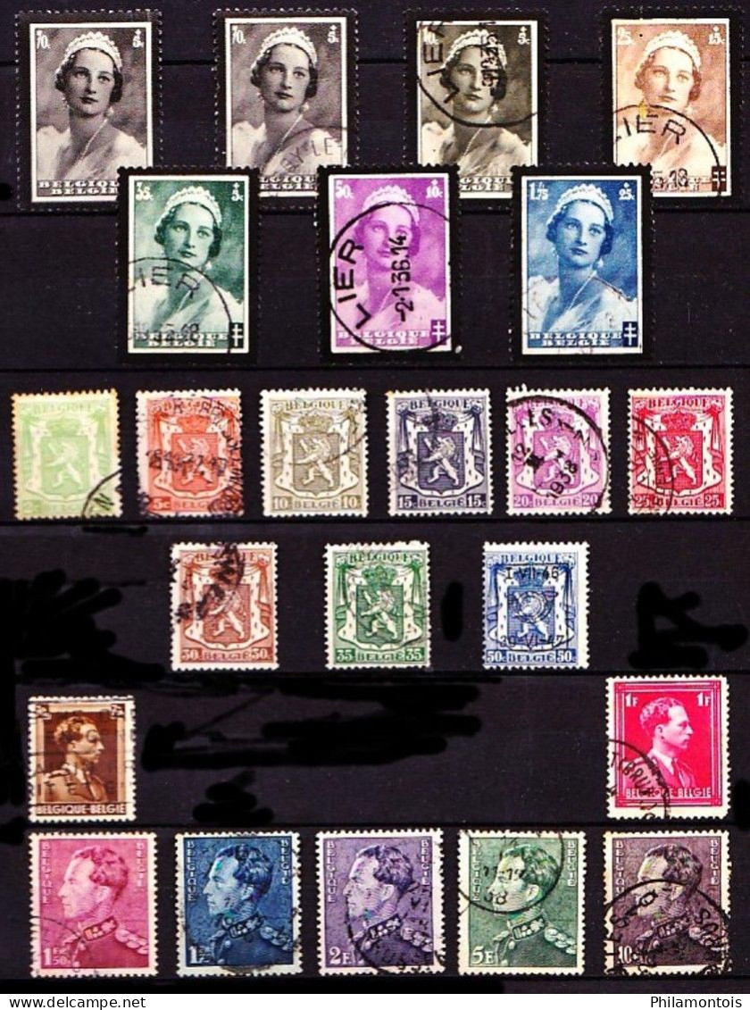 BELGIQUE - Collection 1931 / 1968 - Neufs Et Oblitérés - Tous états - Bon état Général. - Colecciones
