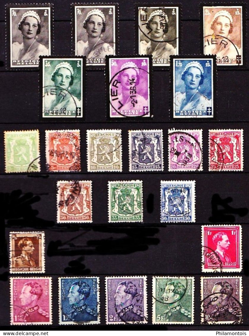 BELGIQUE - Collection 1931 / 1968 - Neufs Et Oblitérés - Tous états - Bon état Général. - Collections