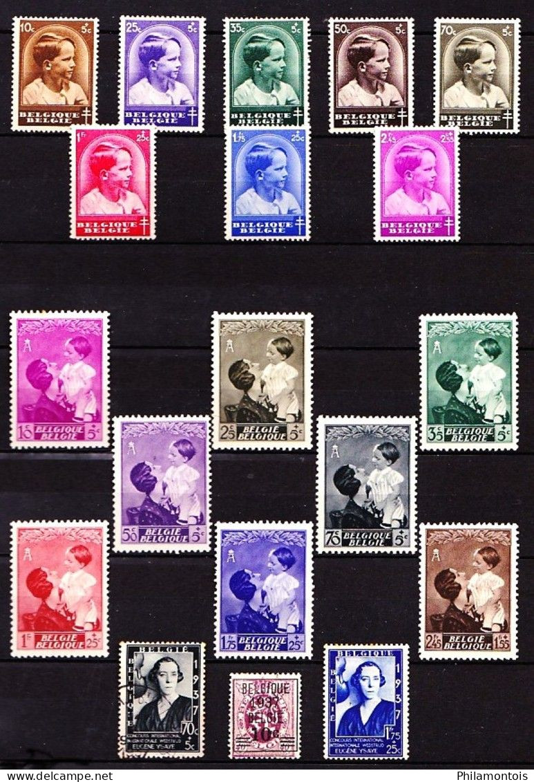 BELGIQUE - Collection 1931 / 1968 - Neufs Et Oblitérés - Tous états - Bon état Général. - Collezioni