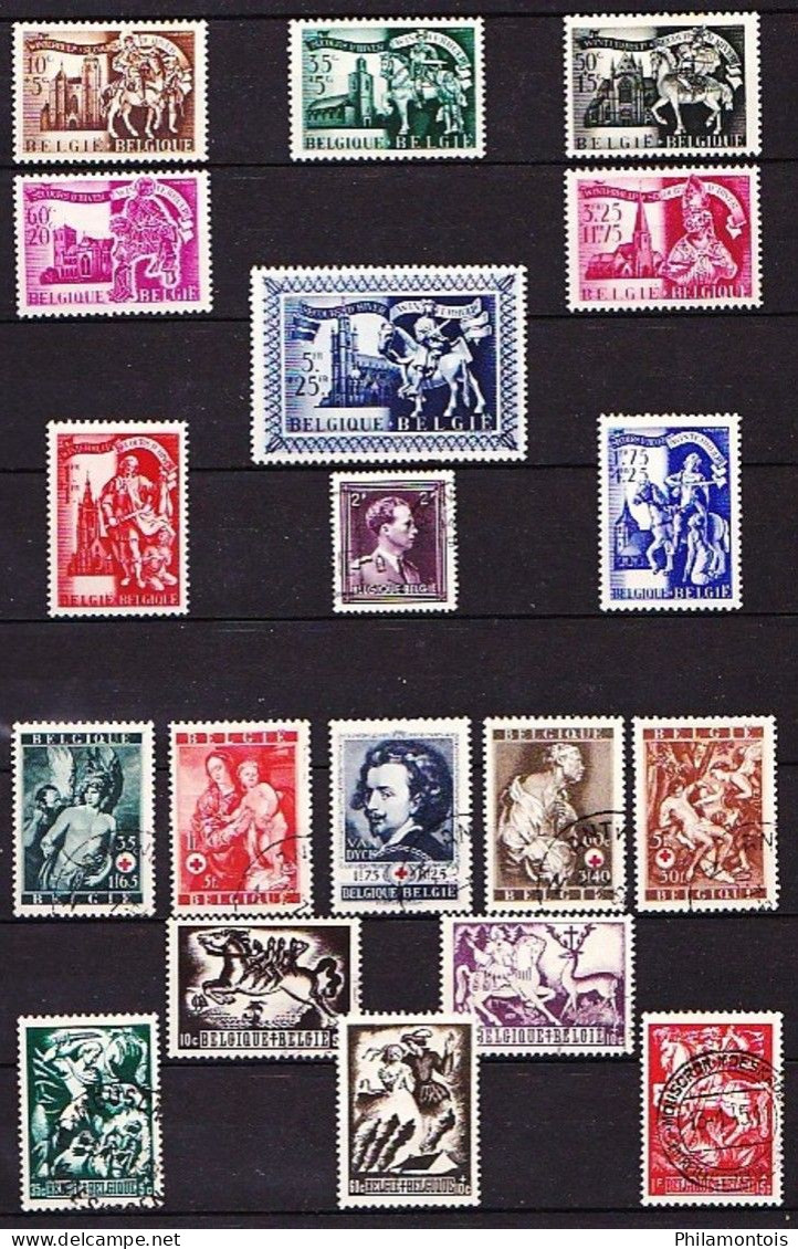 BELGIQUE - Collection 1931 / 1968 - Neufs et Oblitérés - Tous états - Bon état général.
