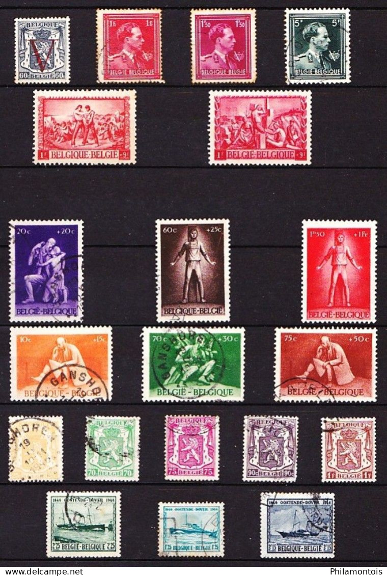 BELGIQUE - Collection 1931 / 1968 - Neufs et Oblitérés - Tous états - Bon état général.