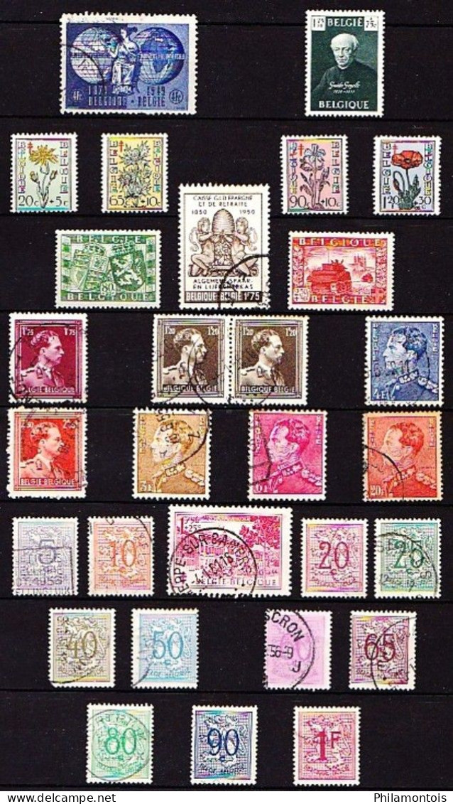 BELGIQUE - Collection 1931 / 1968 - Neufs et Oblitérés - Tous états - Bon état général.